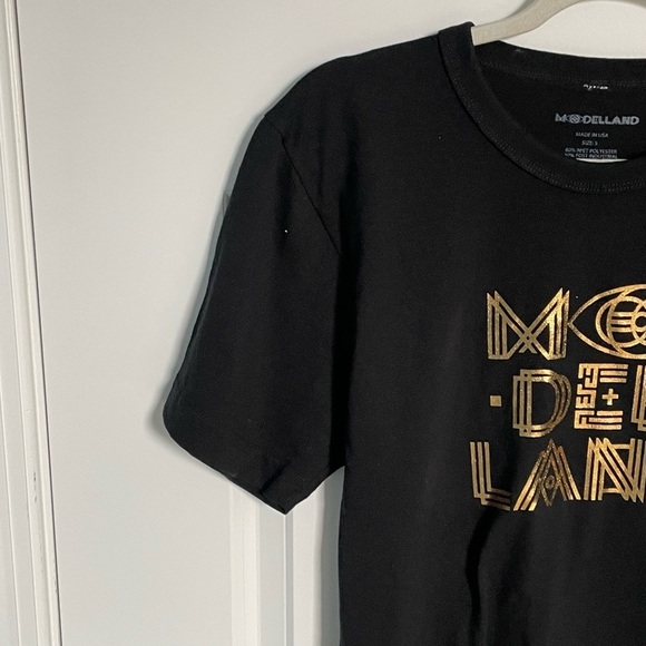 Modelland Black Short Sleeve Crew Neck Casual T Shirt - 18693 - Picture 5 of 10